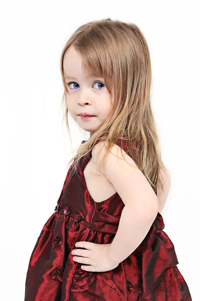 Closeup of Pretty little girl — Stock Photo, Image