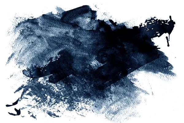 Pintura abstracta azul — Foto de Stock