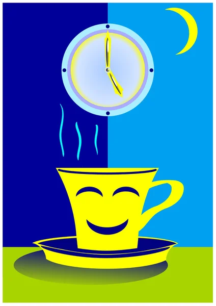 Une tasse de thé — Image vectorielle