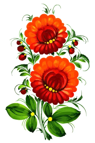 Λουλούδια διακόσμηση — Διανυσματικό Αρχείο