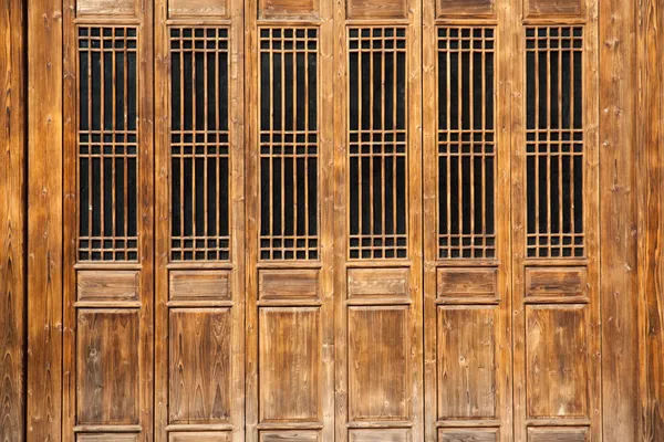 Chinês de estilo antigo porta — Fotografia de Stock