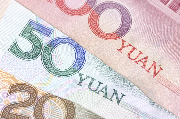 Close-up shot of Chinese banknote — Stock Photo, Image