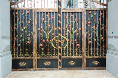 Metal gate clipart