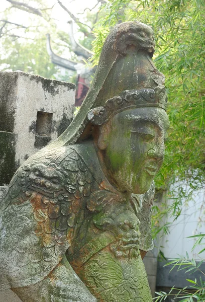 Vecchia scultura in pietra 3 # -cavalier — Foto Stock