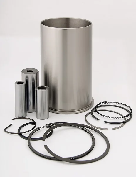 A set of metal pistons — Stock Photo, Image