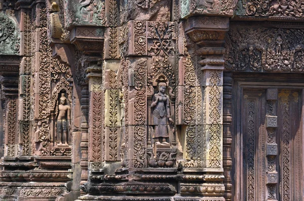 Γλυπτό τοίχων, angkor wat — Φωτογραφία Αρχείου