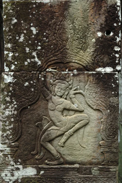 Veistetty seinä, Angkor Wat — kuvapankkivalokuva
