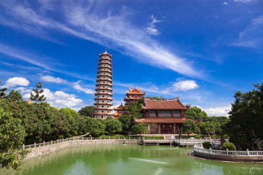 Temple of Xichan in Fuzhou clipart