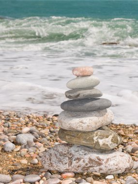 Stones for meditation clipart