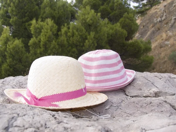 stock image Two summer hats