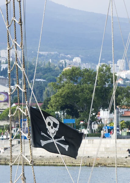 Pirate flag — Stock Photo, Image