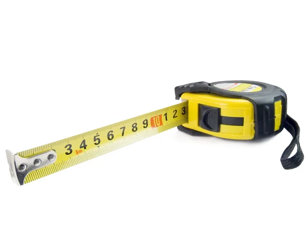 A ferramenta de medição uma roleta — Fotografia de Stock