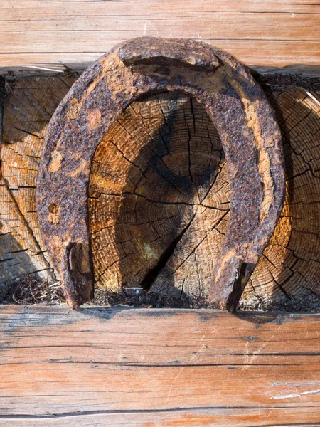 Old lucky horseshoe — Stock Photo, Image