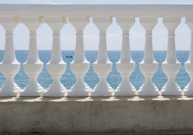 White balustrade clipart