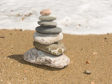 Stones for meditation clipart