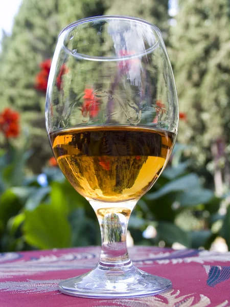 Glass with a wine — Stock Photo, Image