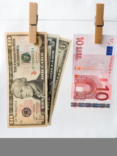 Порівняння курсів валют — стокове фото
