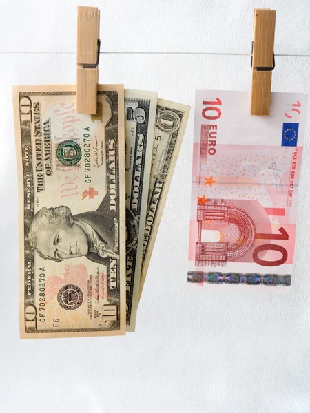 Порівняння курсів валют — стокове фото