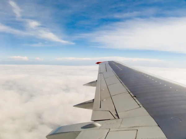 stock image Wing of an airplane