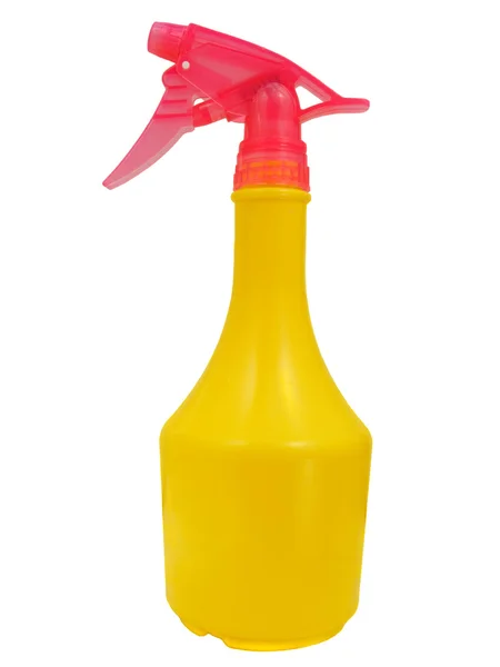 Yellow plastic bottle — Stock Photo, Image
