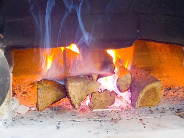 stock image Fire in the furnace