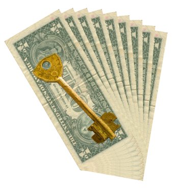 Key to a prosperity clipart