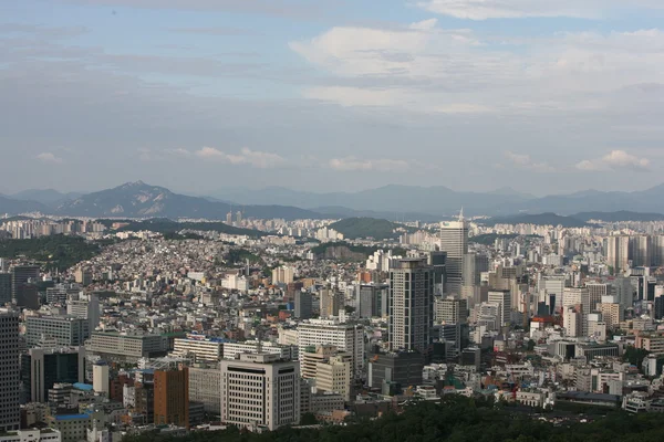 Uitzicht op de stad van seoul — Stockfoto