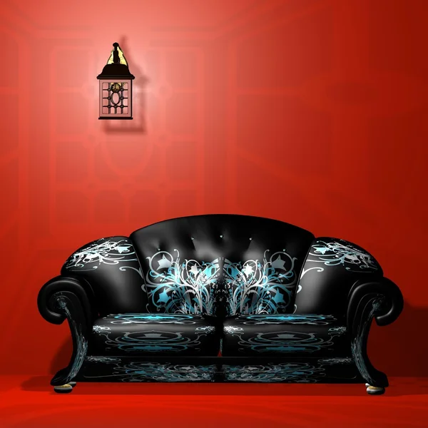 3D max soffa — Stockfoto