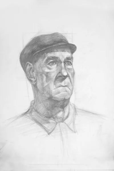 Portrét starého muže — Stock fotografie