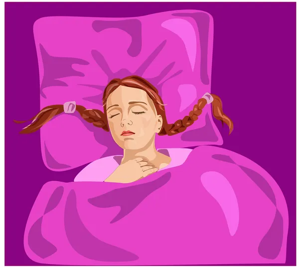 Спящая красавица — стоковый вектор