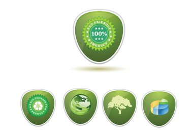 Icon green freandly 100% clipart