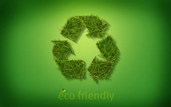 Eco amigável reciclar — Fotografia de Stock