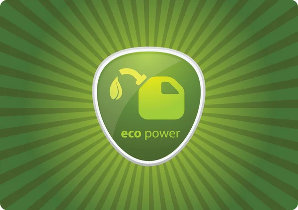 Ekologiczne paliwa recykling — Wektor stockowy