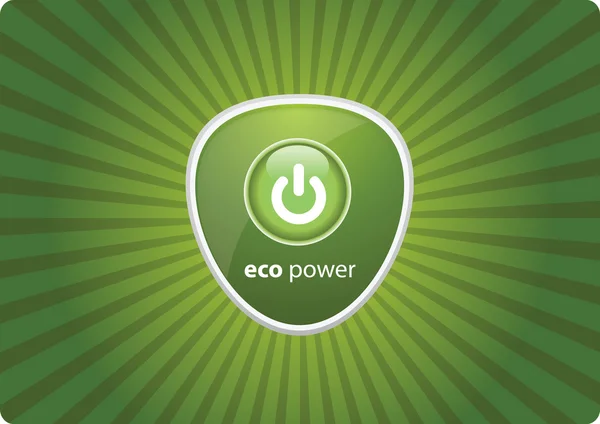 Énergie verte écologique — Image vectorielle