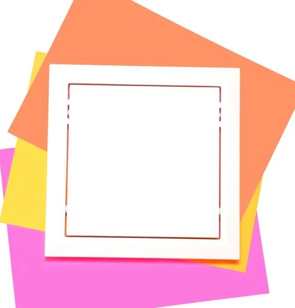 Papel de nota postit multicolorido — Fotografia de Stock