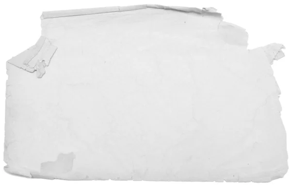 Biały papier teksturowanej — Zdjęcie stockowe