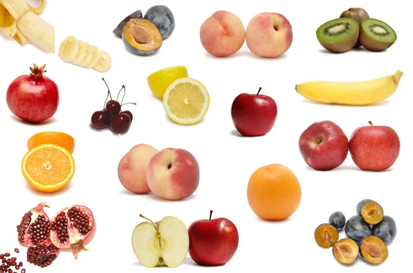 Page of fruits — Stock Photo, Image