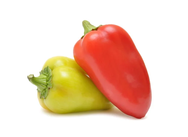 Piros és sárga édes paprika — Stock Fotó