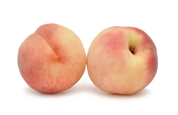Två persikor — Stockfoto