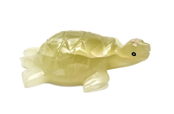 Turtle figurine made of natural stone — Stock Photo, Image