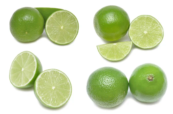 Collection of ripe lime — Stock Photo, Image