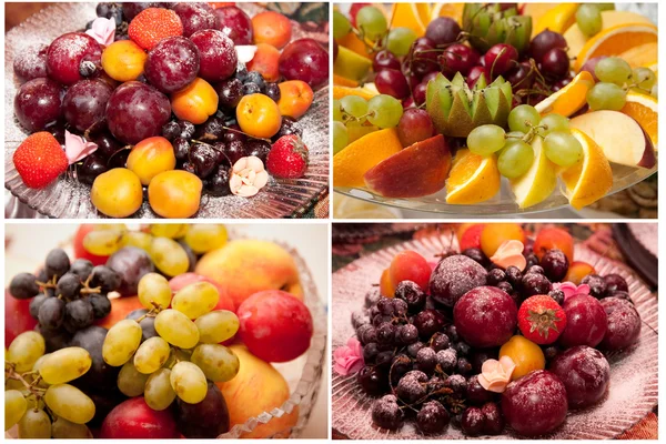 Stock image Selection of photos of fruit