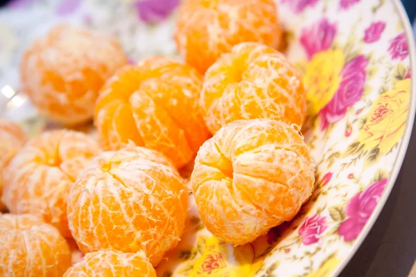 Mandarini senza buccia — Foto Stock