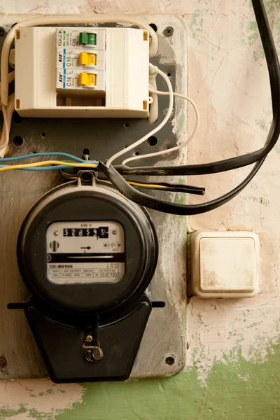 Stock image The room counter of the electric power