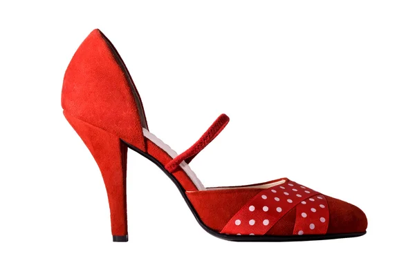 Красная обувь — стоковое фото