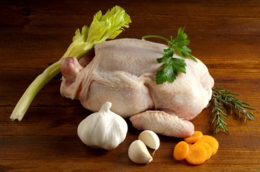 Raw chicken clipart