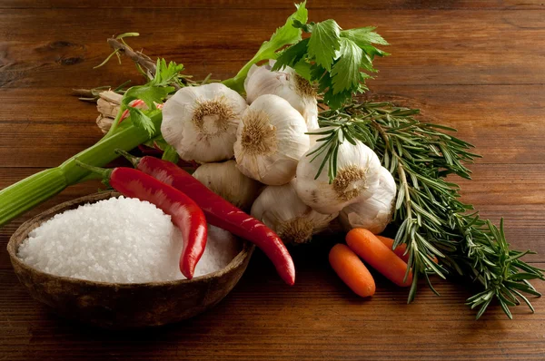 Vegetables ingredients — Stock Photo, Image