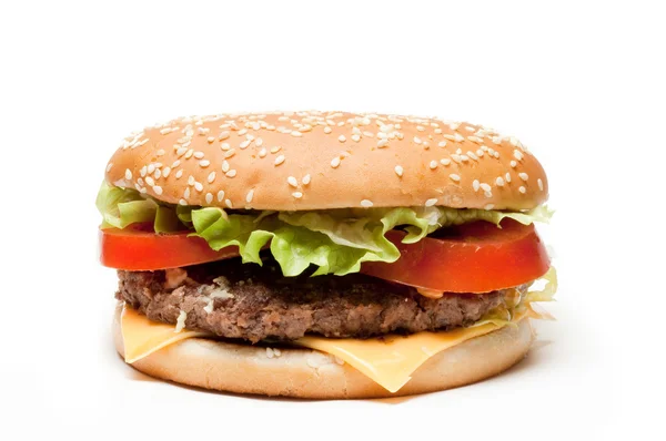 Гамбургер близко. — стоковое фото