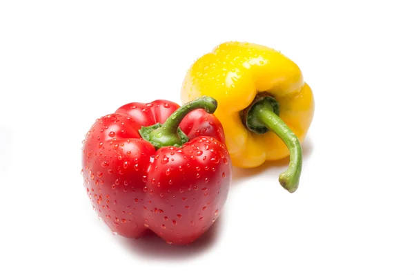 Dvě paprika — Stock fotografie