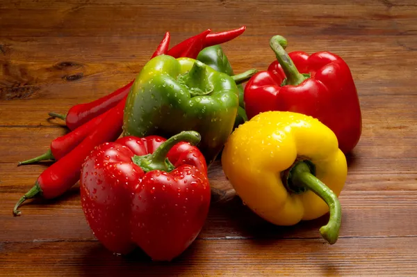 Verscheidenheid van paprika — Stockfoto